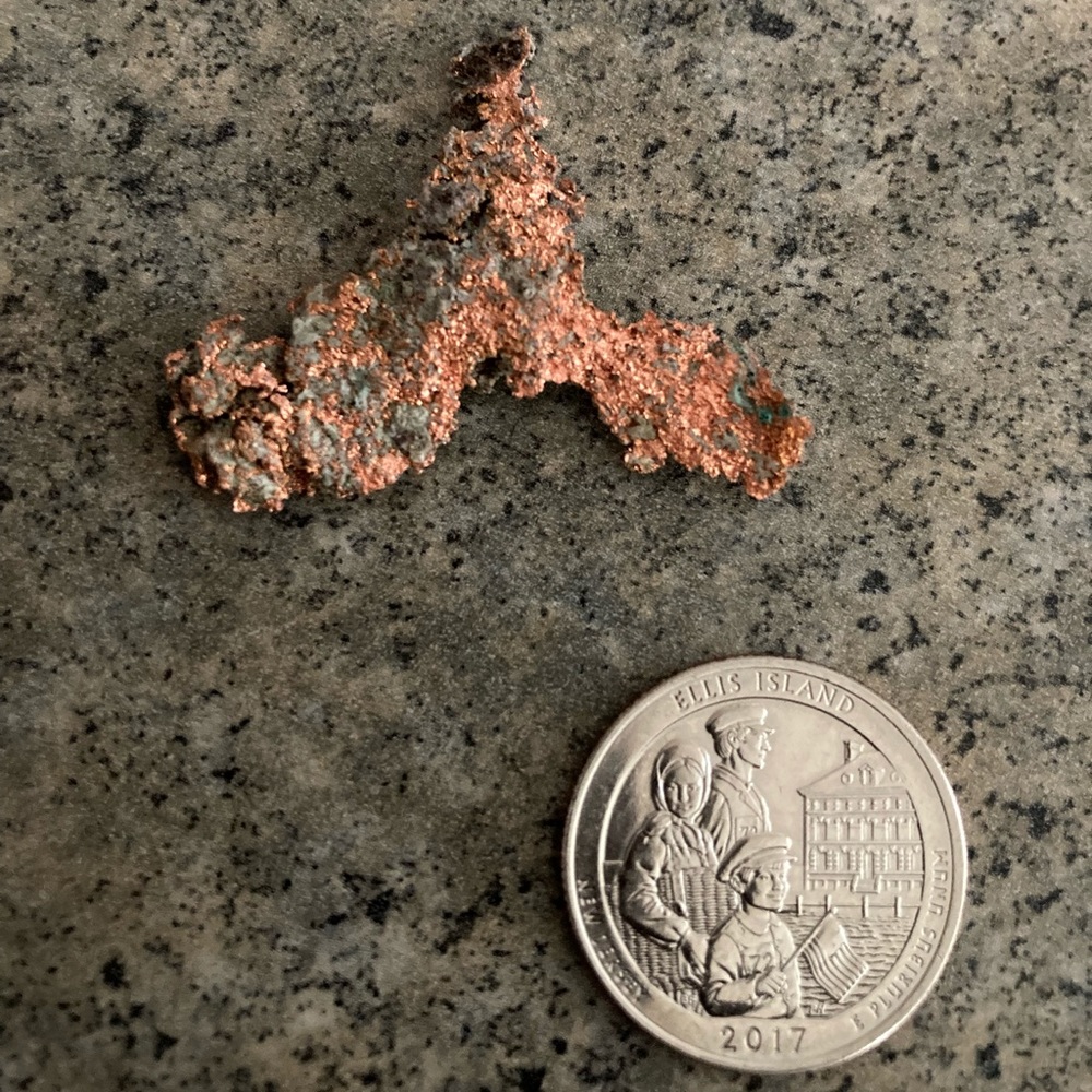💎 Native Copper Crystal Specimen, Michigan, Western Decor